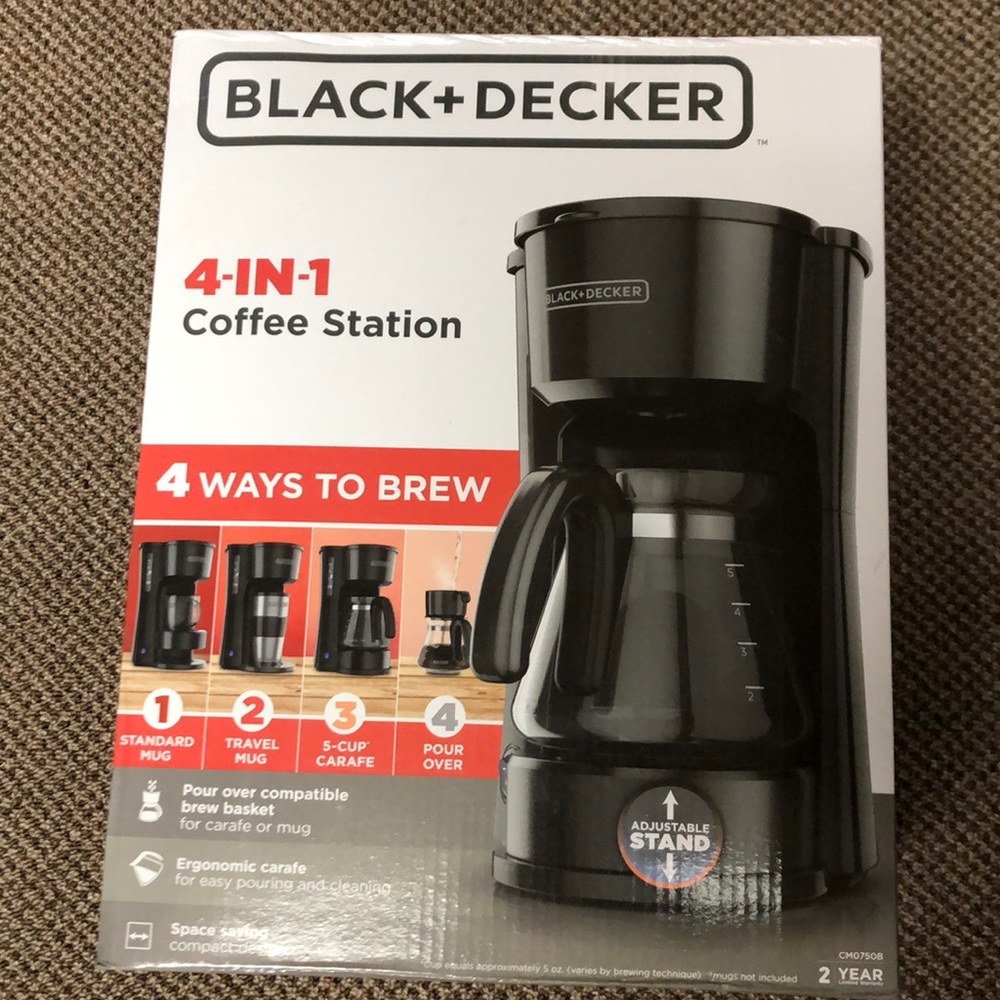 Black&Decker 4 in 1 coffee station